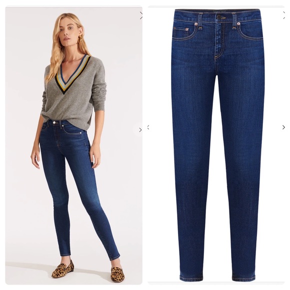 Veronica Beard Kate High-Rise Skinny Jean - Picture 2 of 5
